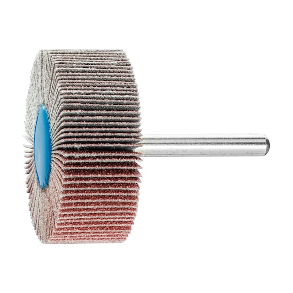 Pferd 2" x 3/4" Mounted Flap Wheel - 1/4" Shank - Aluminum Oxide - 80 Grit 45259 - main